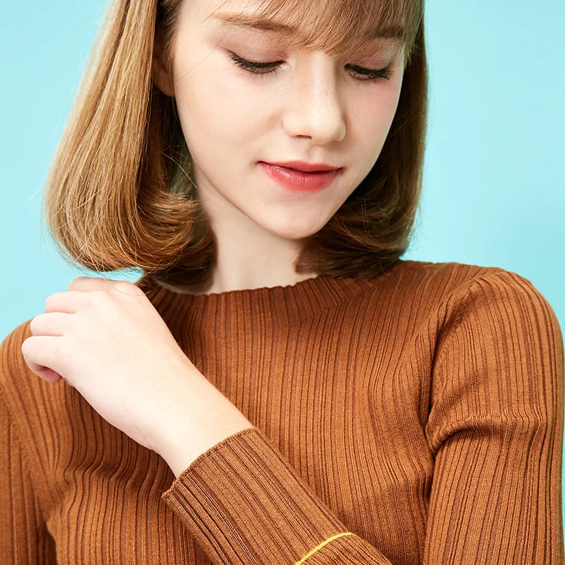 Vero Moda женский облегающий стрейчевый трикотажный свитер в рубчик | 319124525