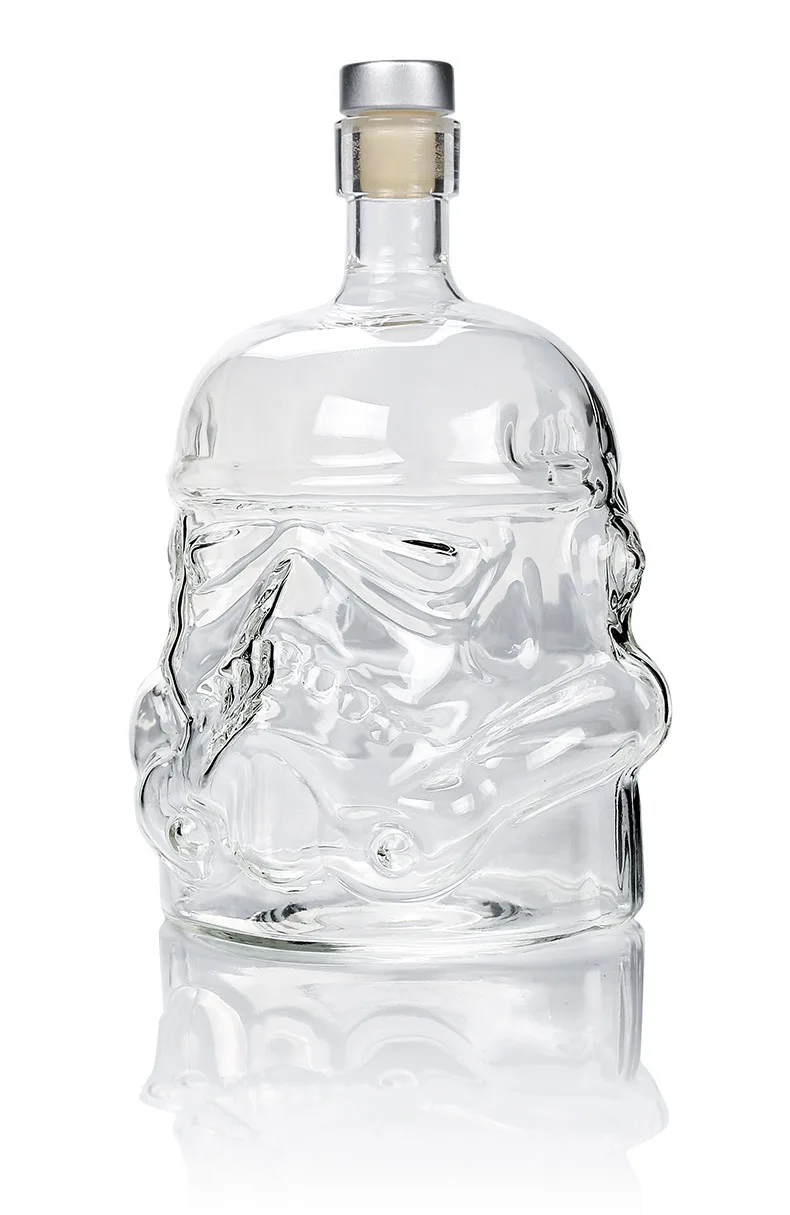 Transparent Creative Star Wars 650ml Whiskey Flask Carafe Decanter