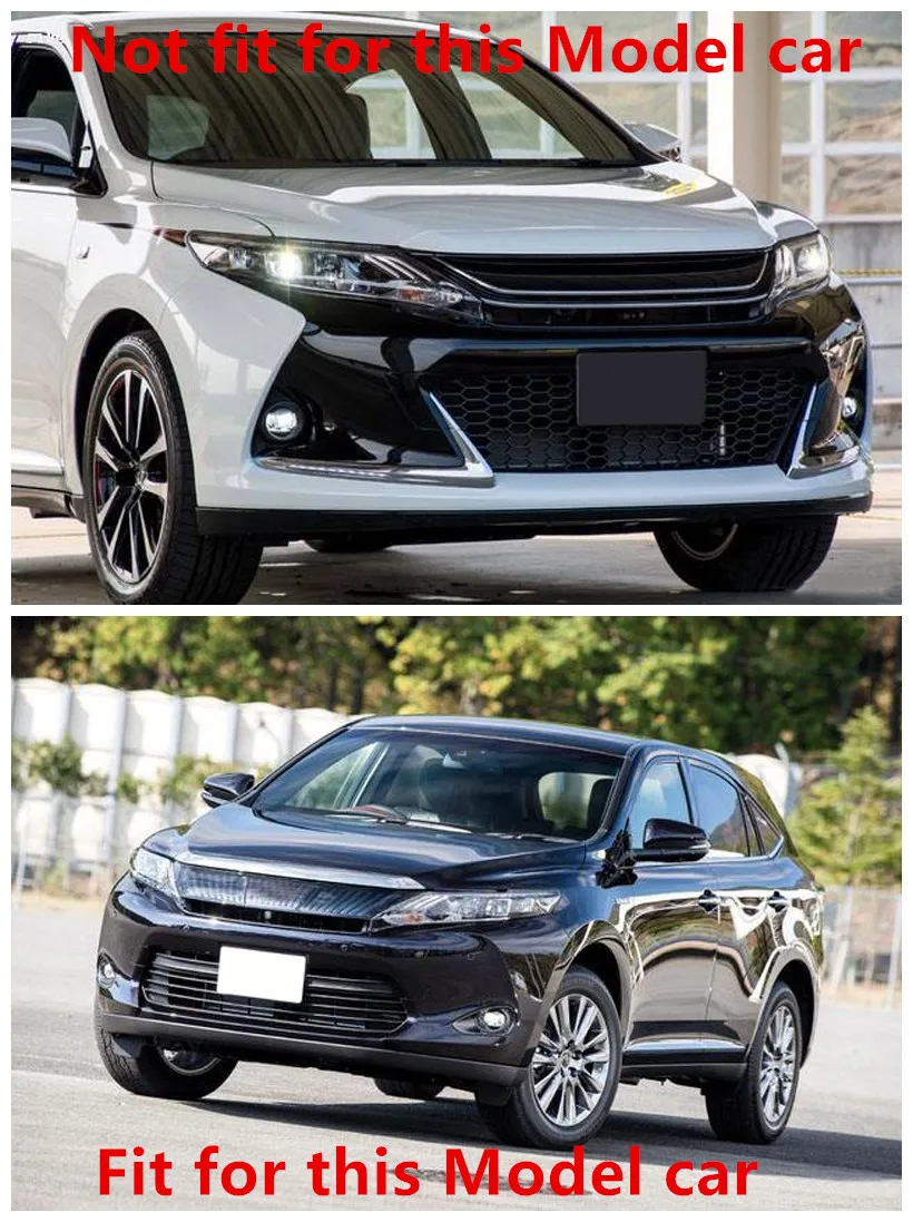 2013- для Toyota Harrier XU60 Нержавеющая сталь Передняя Нижняя решетка декоративная крышка отделка автомобильные аксессуары 6 шт