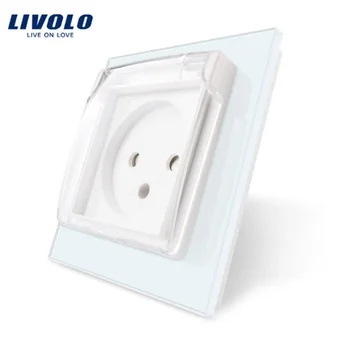 

Livolo EU Standard Israel Power Socket, Crystal Glass Panel, AC 100~250V 16A, VL-C7C1ILWF,with The Waterproof Cover No Logo