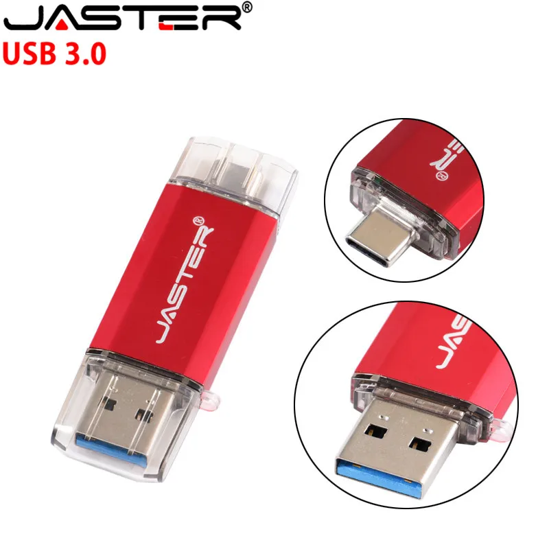 USB 3 0 Type C 1 usb флэш накопитель 64 Гб металлический пользовательский флеш 32 флешка 16