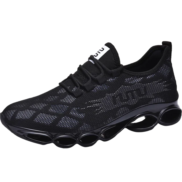 New Light Flying Woven Mesh Blade Running Shoes For Men 2021