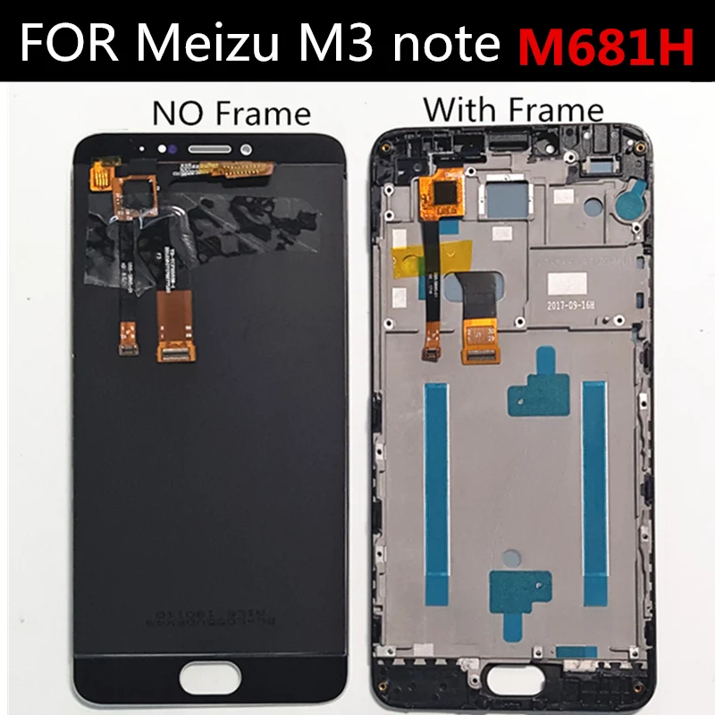 Для Meizu M3 note M681H M681M M681Q ЖК-дисплей+ сенсорный экран+ инструменты дигитайзер сборка Замена для телефона Meilan Note3 lcd