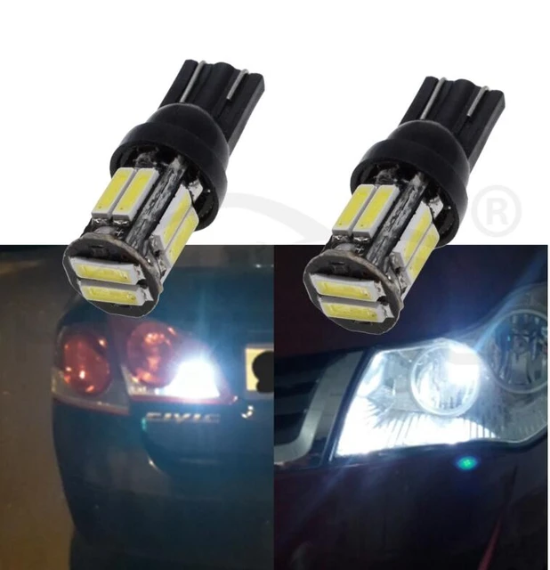 Paar lampen 4 LED T10 W5W blaue licht dekorative 1W auto