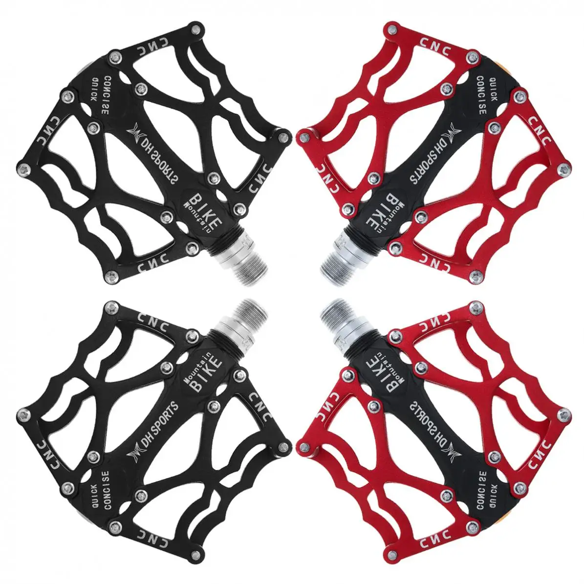 buy MTB BMX DH Ultralight Non slip Bicycle Pedals Aluminum Body Axle 9 16\
