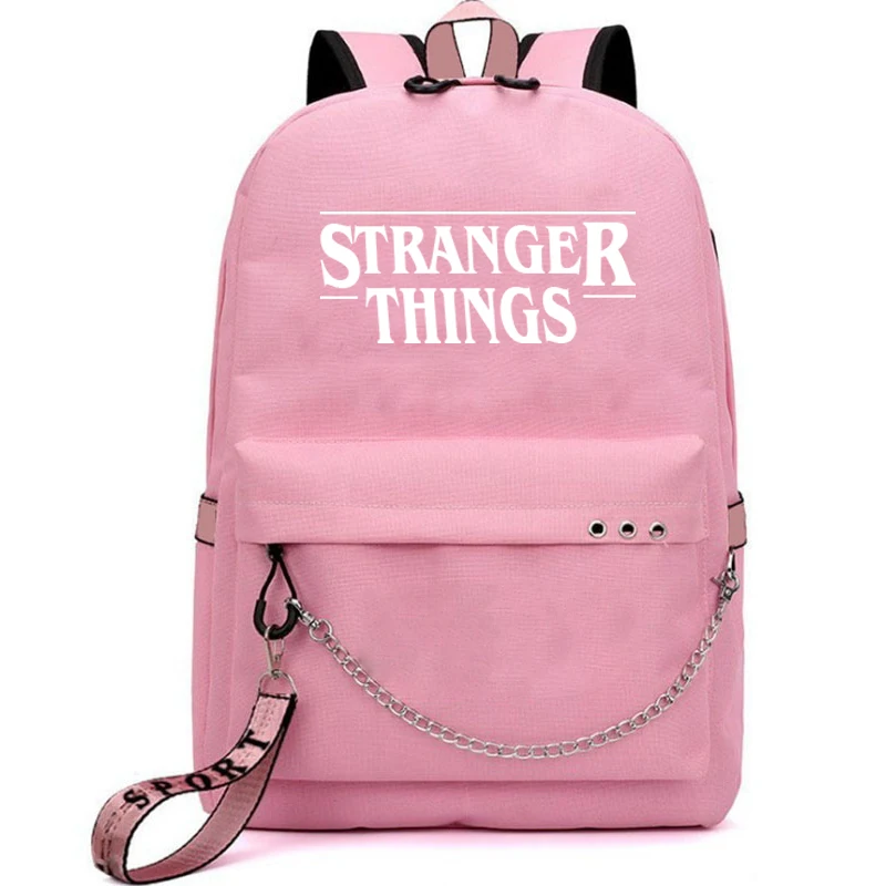 5 Kpop Sac A Dos странные вещи рюкзак usb зарядка Mochila розовые сумки аниме мужские противоугонные школьные сумки для девочек-подростков - Цвет: 5