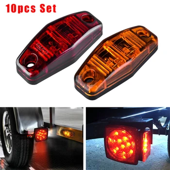 

12V LED Tail Lights kit 80Inch Truck LED Light Turn Amber Side Marker Light