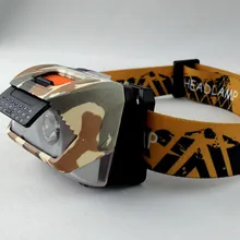 Двойной источник света двойной мощности usb зарядка Рабочая лампа Открытый Кемпинг бег Водонепроницаемый яркий светодиод камуфляж фары