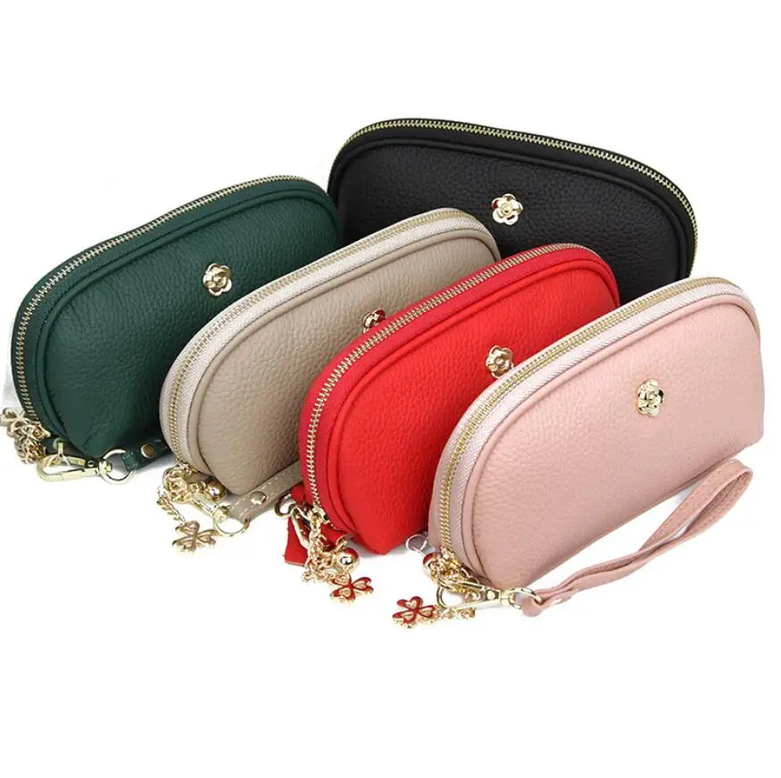 

Women Long Clutch Wallet Large Capacity Wallets Female Purse Lady Litchi Shell Dumpling Purses Phone Pocket Card Holder
