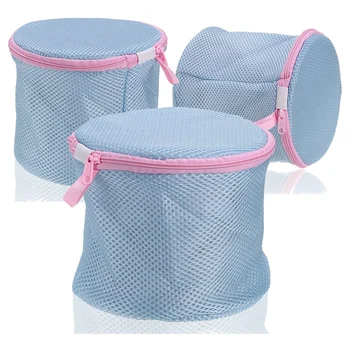 

Zippered Mesh Bra Wash Bags - Bra and Underwear Laundry Bag for Delicates Intimates Lingerie, Hosiery, Tights, Hose, Scarves, Sl
