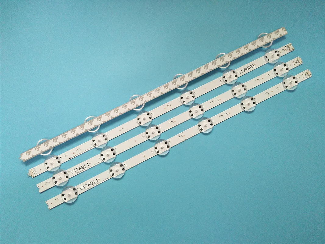 Новинка 10 комплектов = 40 шт. (20 * R1 20 L1) Светодиодная лента для LG 49UV340C 49UJ6565 49UJ670V V17 49 L1