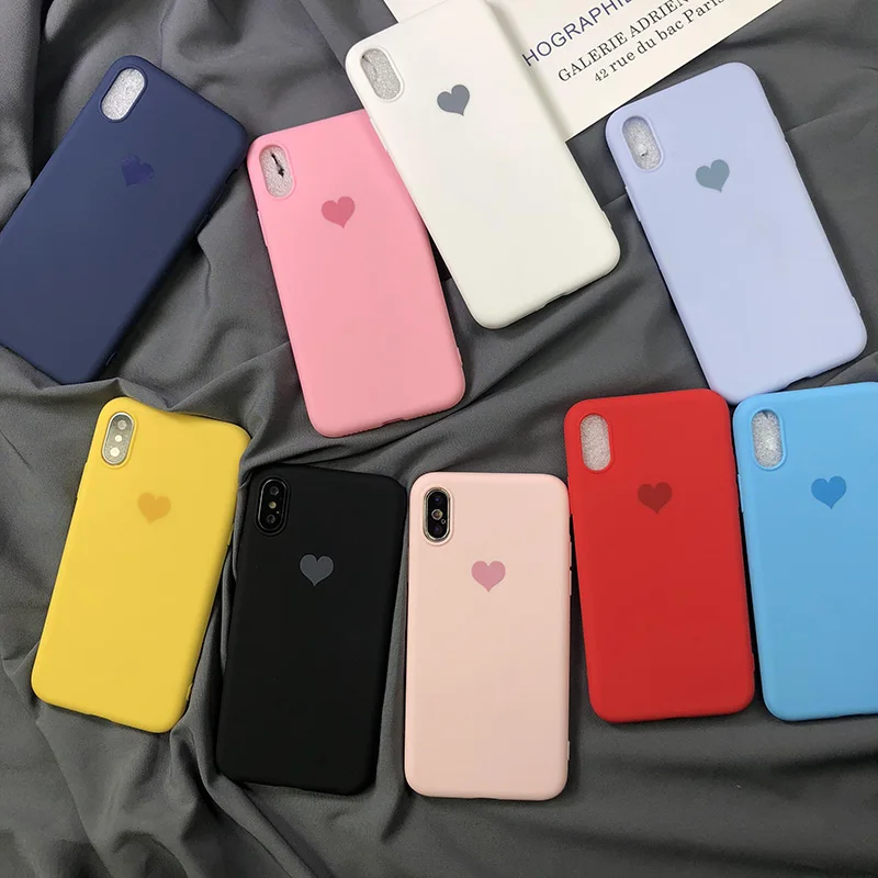Чехол для телефона Lovebay iPhone 11 6 6s 7 8 Plus 11Pro X XR XS Max мягкие силиконовые чехлы ярких
