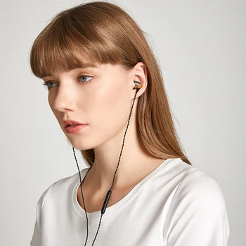 

Astrotec AM800M Hi-res certificated Wood-metal Design in-ear earphones with mic