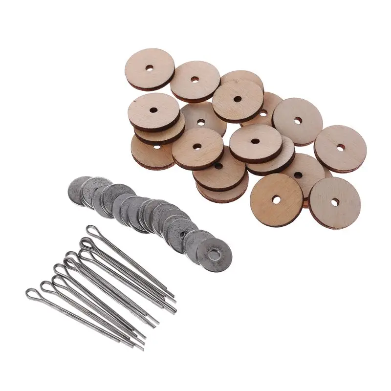 

10 Sets Wood Joints Connectors For Handmade Teddy Bear Craft Children Kids Toy DIY Scrapbooking Manual Handicraft Accessory NEW