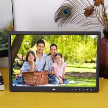 12inch Digital Photo Frame Touch Buttons 16:9 Display Electronic Album Multi-language Video MP4 Black Gift