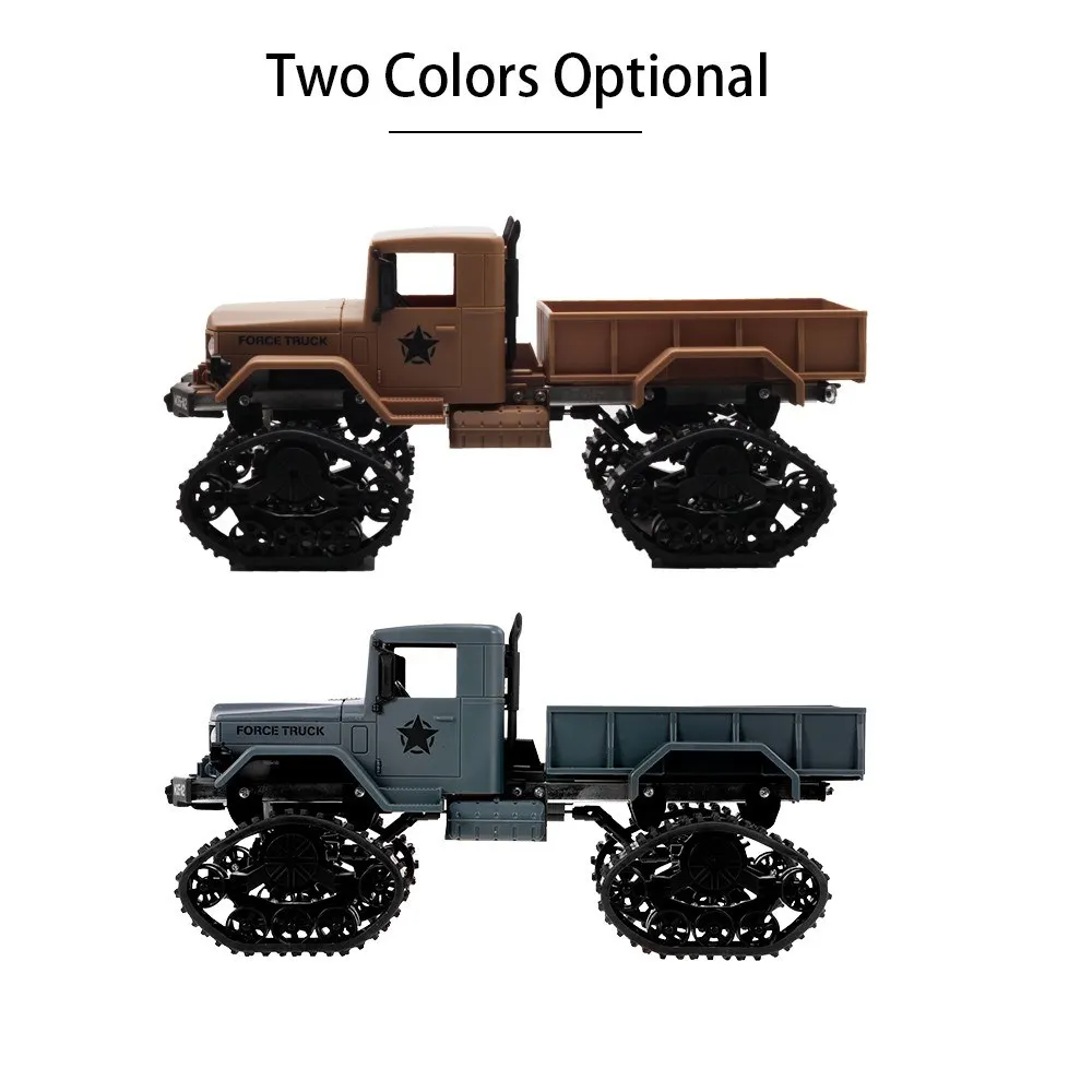 Fayee FY001B 1/16 2,4 GHz 4WD 3000G нагрузка зимние шины военный грузовик внедорожник RC автомобиль гусеничный с светодиодный фары для детей