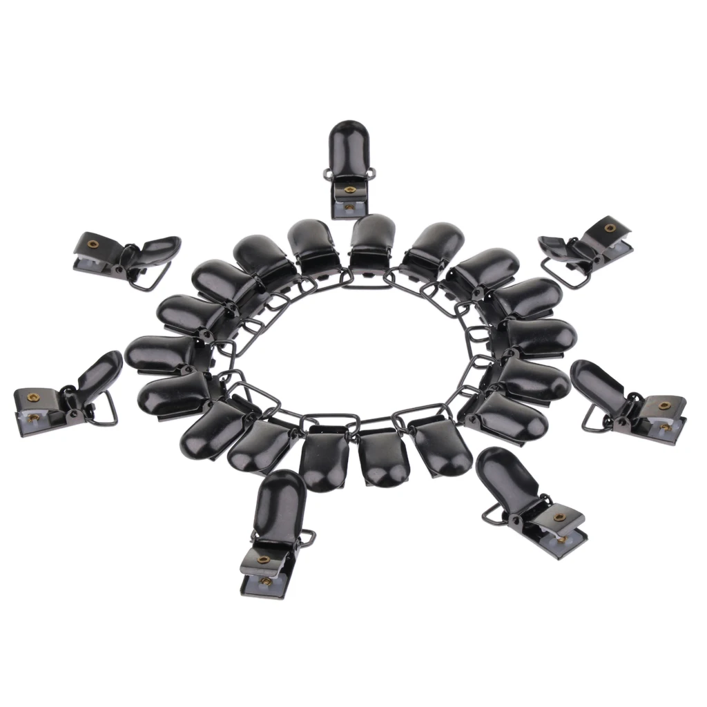 25x Women Garter Belt Grips Suspender Stockings Fastener Clip Clamp