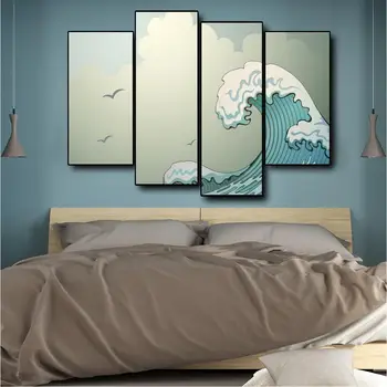 

Chinese Style Landscape Painting Canvas Painting Art Wall Pictures Posters Prints for Living Room Home Decor No Framed