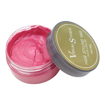 

Temporary Salon Party Dye Cream Modeling Disposable Paste Mud Dynamic Shape Styling Fashion Makeup Hair Color Wax DIY