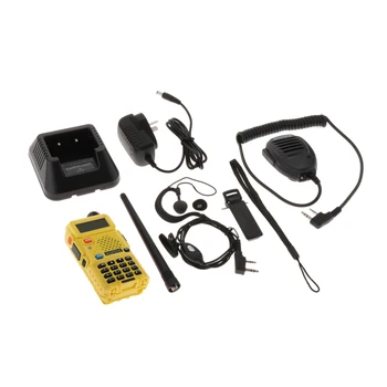 

UV-5R 5W Walkie Talkie Dual Band 136-174/400-520MHz FM 2-Way Radio