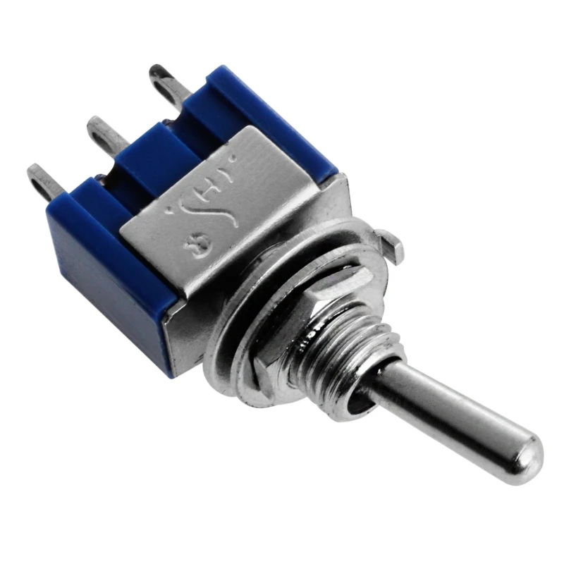 

1 PC Mini MTS-102 3-Pin SPDT ON-ON 125VAC 6A Toggle Switches