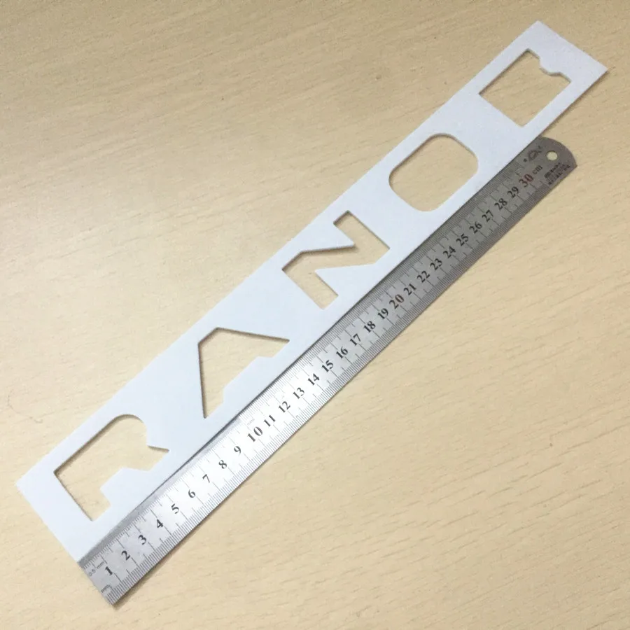 10 шт./лот R-ANGE R-0VER ABS 3D буквы Автомобиль Стайлинг эмблема значок Логотип наклейки авто аксессуары