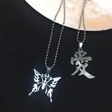 Harajuku, ожерелье из нержавеющей стали для женщин, ювелирное изделие, цепочка из бисера, женский символ, Интернет, для девушек, чокер в стиле панк-рок, Collares Mujer CL61