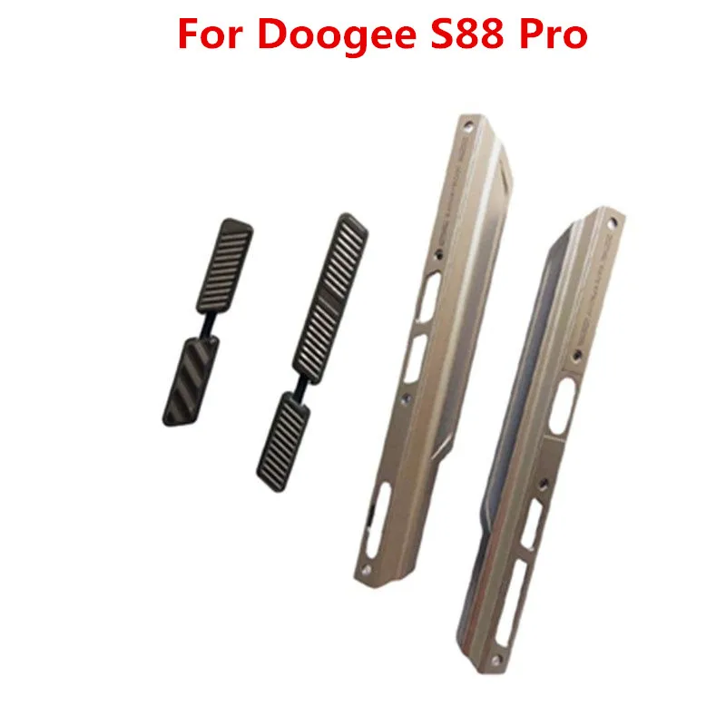 

Doogee S88 Pro Housing A Frontal shell Middle Side Metal Frame Housings Case Middle+Power Volume SOS Button Repair Parts