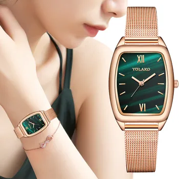 

Women's Casual Vintage Quartz Wristwatche Fashion Luxury Multilayer Weave Wrap Stainless Steel Band Analog Bracelet Watch
