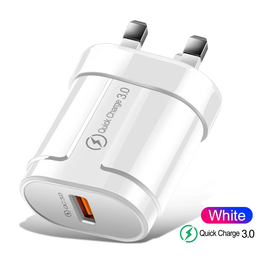 Quick Charge 3.0 USB Charger Fast Charging Portable Mobile Phone Charger For iPhone Samsung Xiaomi Huawei QC 3.0 Charger Adapter