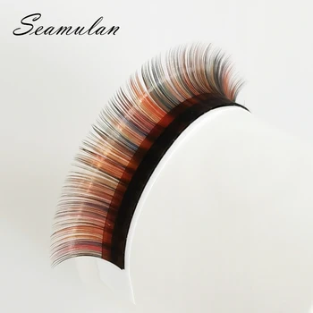 

Colorful false eyelash Faux Mink Lashes Professional Individual Russian Volume Eyelashe Extensions Make up Tools
