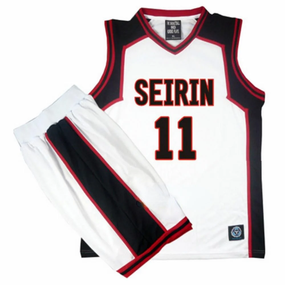 Косплей-Униформа Kuroko без корзины Basuke баскетбольная майка SEIRIN номер 10 11