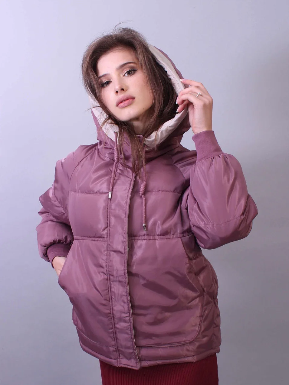 Bean Paste parkas FORERUN, 8 цветов, зимнее пальто для женщин, плюс размер, куртка-пузырь, более размера, с капюшоном, пуховое пальто, хлопок, ватник, парка, Manteau Femme Hiver - Цвет: Bean Paste parkas