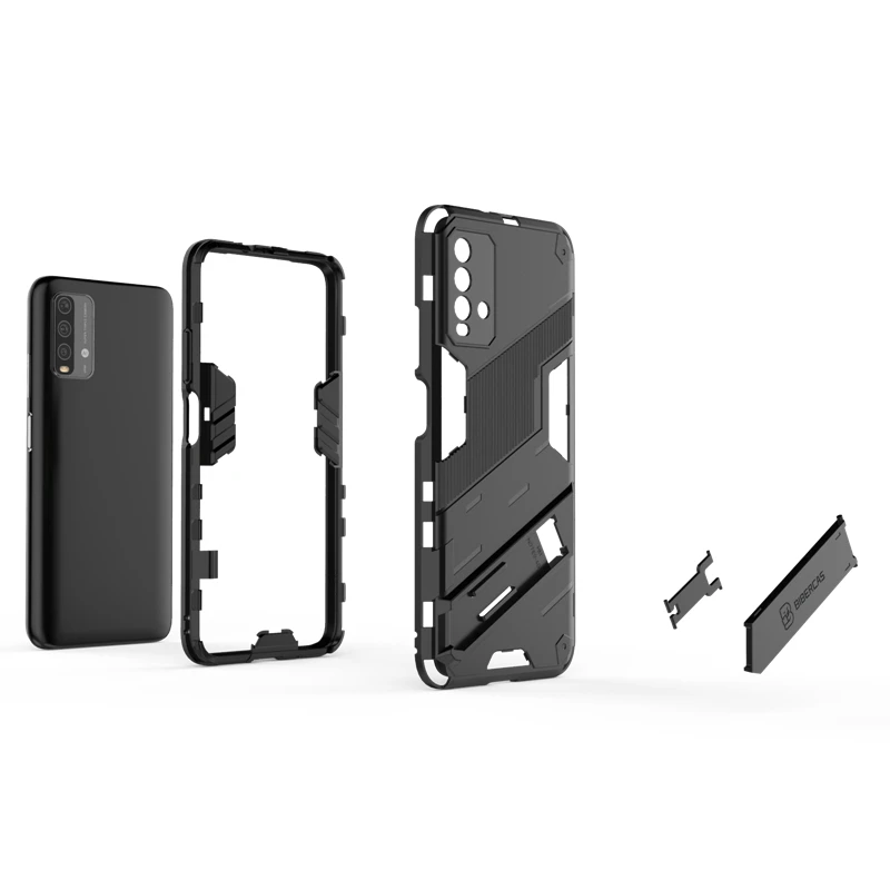 Funda con soporte magnético para Xiaomi Redmi 9AT, armadura