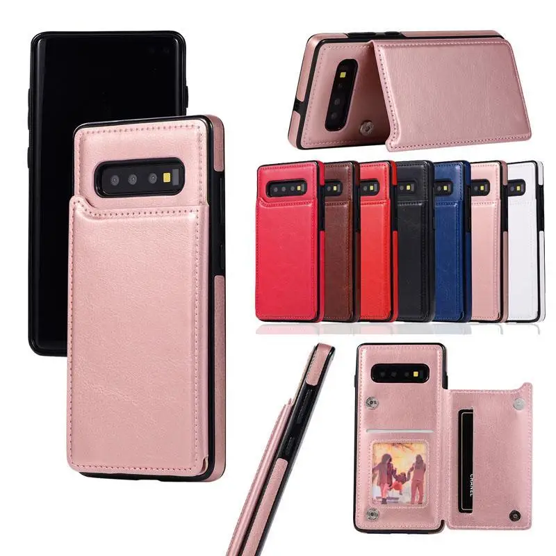 Кожаный флип-чехол для samsung Galaxy S7 S8 S9 S10 Plus, Роскошный кошелек, магнитный чехол для samsung Note10 Pro S10E, противоударный чехол