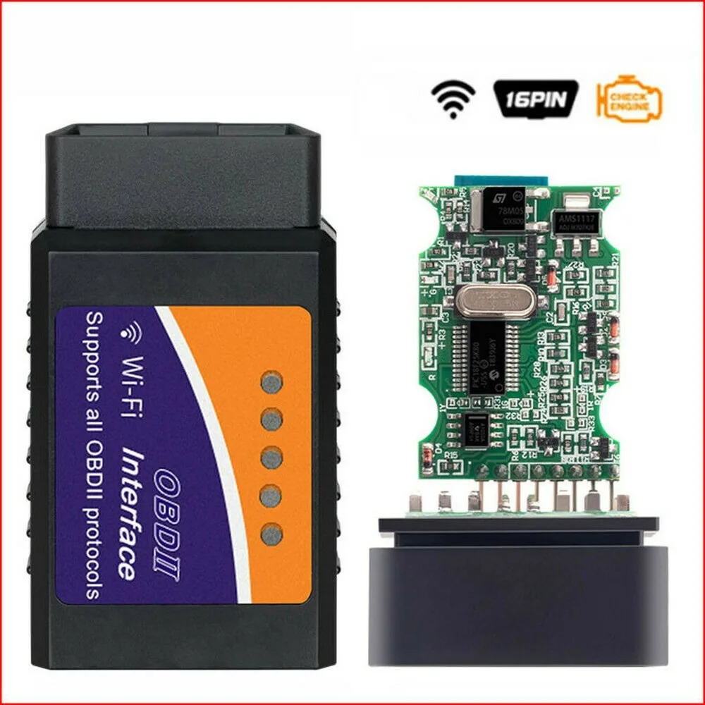 ELM327 WiFi считыватель кодов OBD2 OBDII автомобильный диагностический сканер инструмент