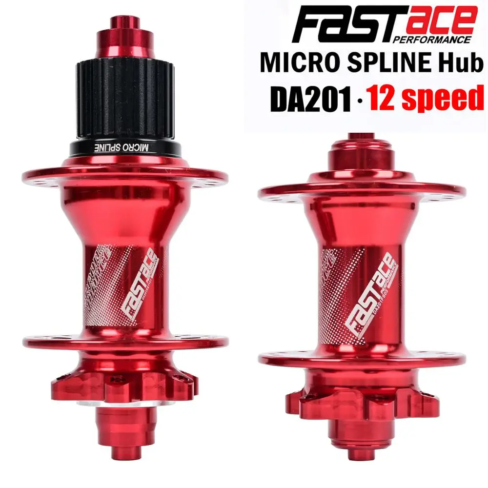 Fastace DA201 совместимый DEORE XT M8100 SLX BOOST Hub 12 s 32H 135x10 мм 142x12 QR THRU Axle Bike speed MICRO SPLINE