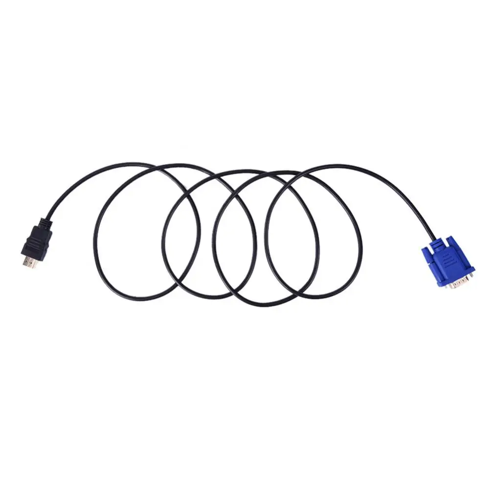 DOONJIEY 1080P HDTV HDMI-compatible to VGA Male 15Pin Adapter Connector Cable for PC TV