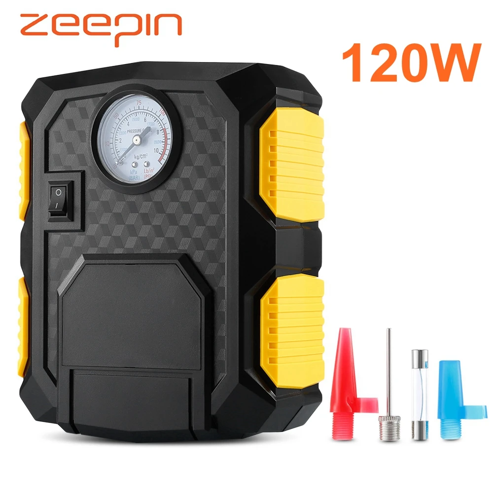 DC 12V Digital Tire Pressure Inflator 150 PSI Emergency Tire Pump for Car Motor