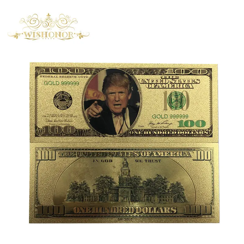 Trump speech Дизайн для Америки 's Trump банкнота долларов банкнота как банкнота - Цвет: Trump speech