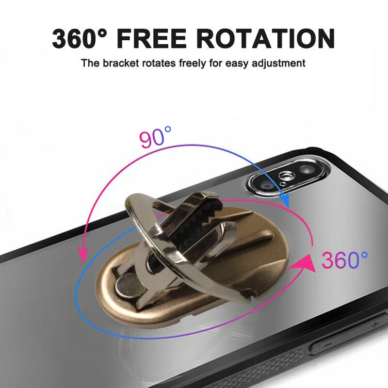 Многофункциональное кольцо-держатель мобильного телефона, автомобильный держатель на вентиляционное отверстие, подставка, вращающийся держатель для пальца, кронштейн для iPhone Xiaomi Redmi
