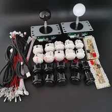 O envio gratuito de arcada joystick diy kit zero atraso arcada diy kit codificador para pc ps3 sanwa joystick arcada botão jogo console
