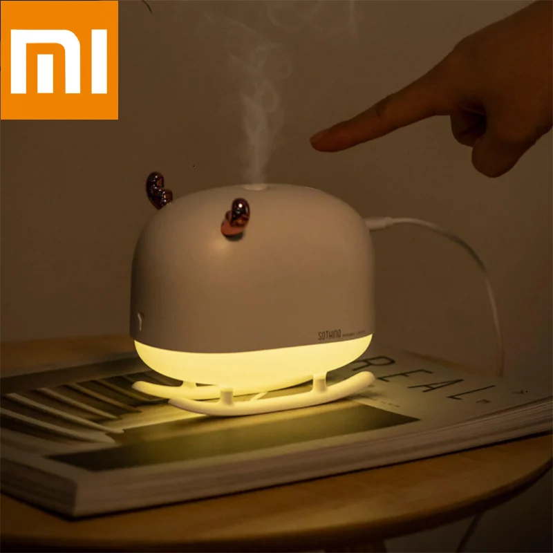 

Xiaomi mijia SOTHING DSHJ-H-009 260ML Deer Humidifier Light Silen USB Home Air Humidifier Air Purifier Atmosphere Night Light