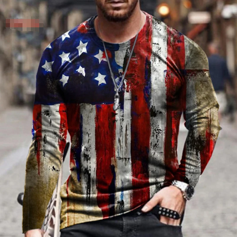 american flag shirt mens