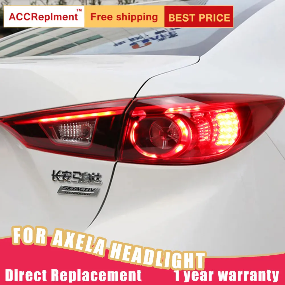 New LED Taillights Assembly For Mazda 3 Axela 2014 2018 LED Rear Lamp