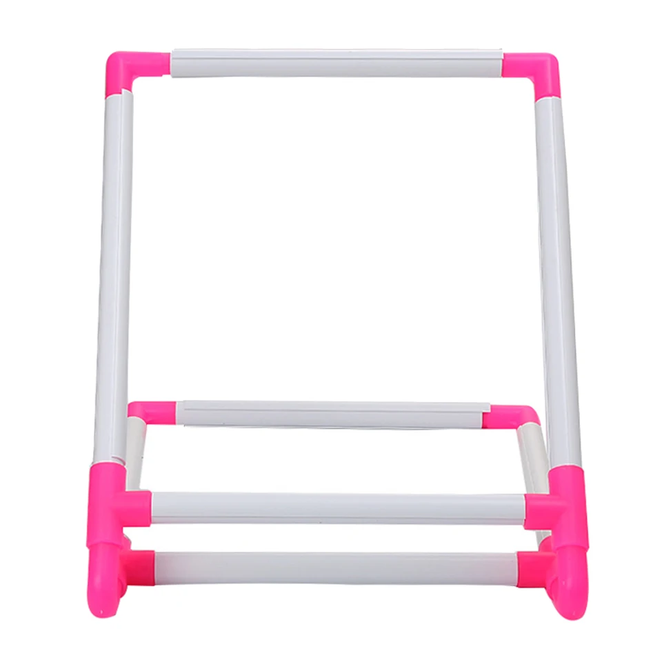 Telaio Per Ricamo A Clip 5 Dimensioni | Quadrato/Rettangolare In Plastica | Supporto Punto Croce E Cucito Fai-da-Te - 2
