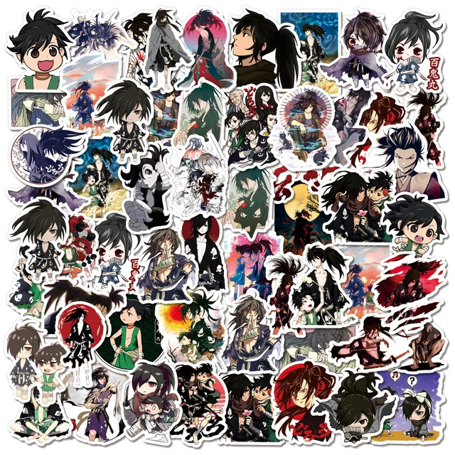 Anime Dororo Hyakkimaru Dororo Acrylic Keychain Strap Figure Keyring Charm  6cm