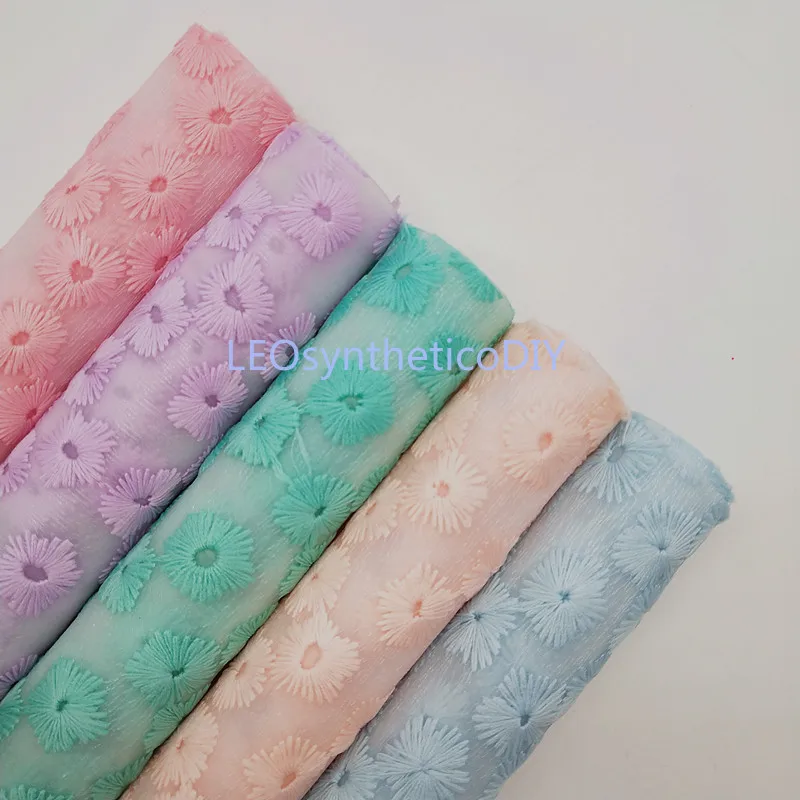 1 шт. 21X29 см стеганые цветы на сетке для изготовления луков LEOsyntheticoDIY T258A