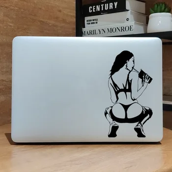

Sexy Pretty Lady Laptop Sticker for Macbook Decal Pro 16" Air Retina 11 12 13 14 15 inch Vinyl Mac Surface Book HP Notebook Skin