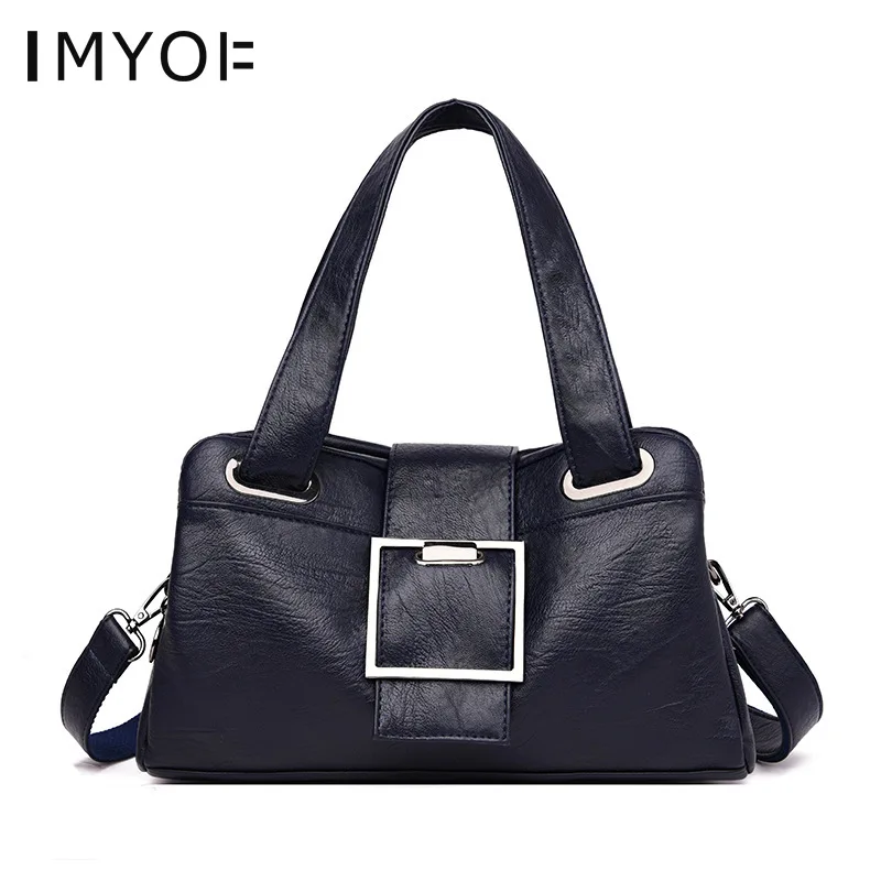 

Luxury Women Handbags Pu Leather Solid Color Ladies Shoulder Bag Large Capacity Designer Casual Tote Crossbody Bag Clutch Purse